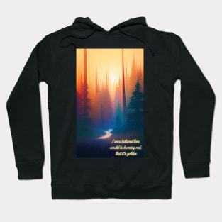 Love is Golden Forest Hoodie